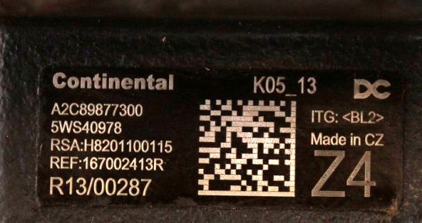 фото №10, Насос впрыскная mercedes w176 a2c89877300 5ws40978