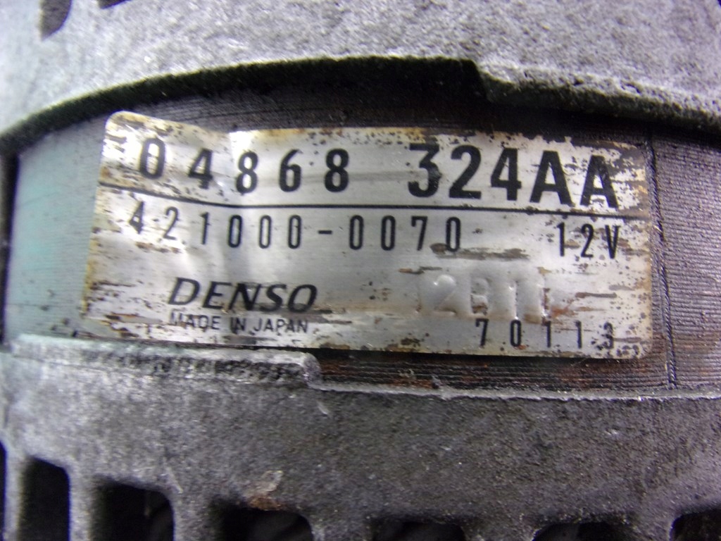 фото №7, Chrysler pt cruiser 2.0 16v генератор 421000-0070