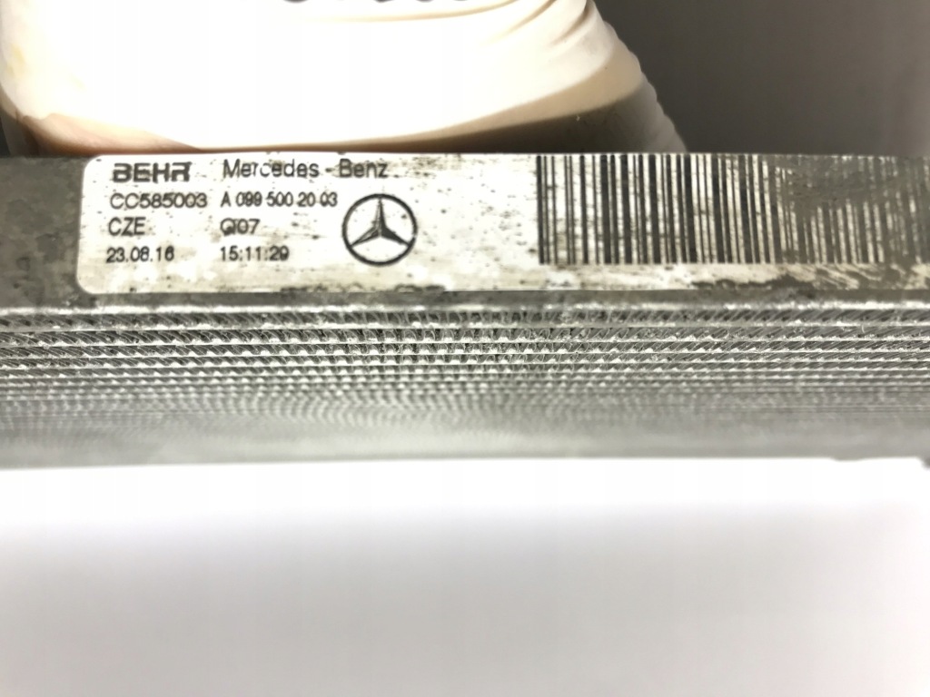 фото №10, Mercedes w205 w213 glc w222 c238 радіатор води a0995002003