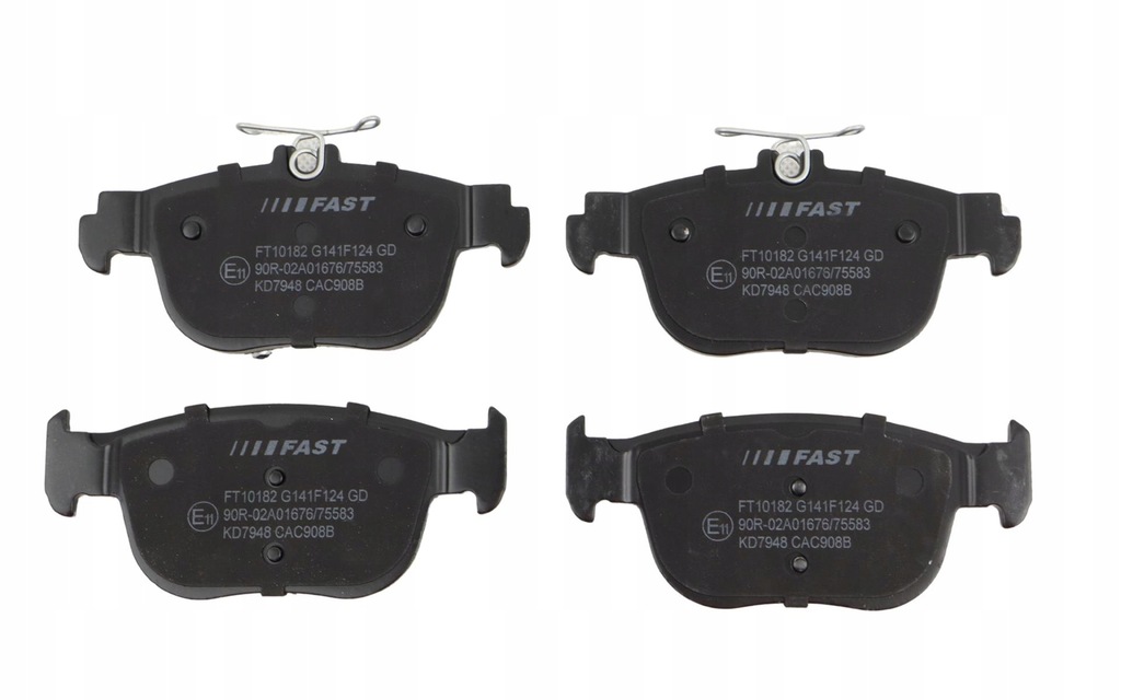 фото №1, Fast ft10182_r тормозные колодки ham ford transit connect 22