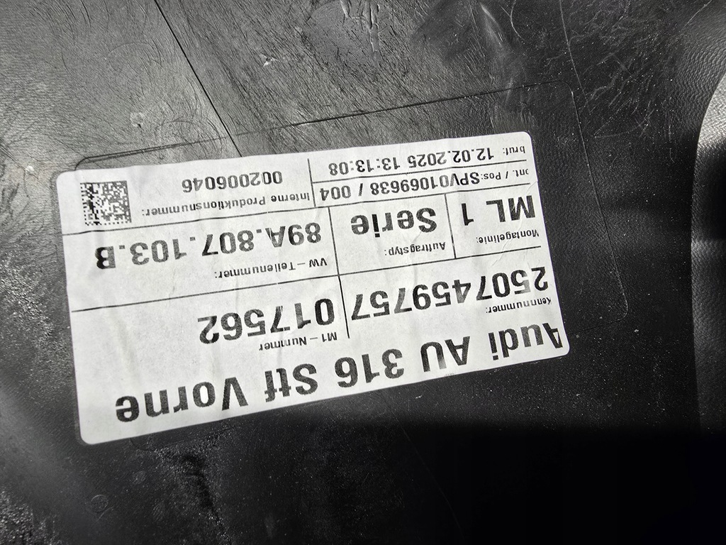 фото №7, Кутик бампера лівий перед audi q4 e-tron 89a