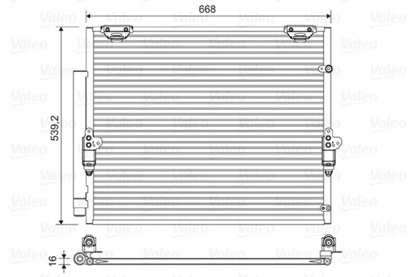 фото №2, Valeo 822621 конденсатор, кондиціонер