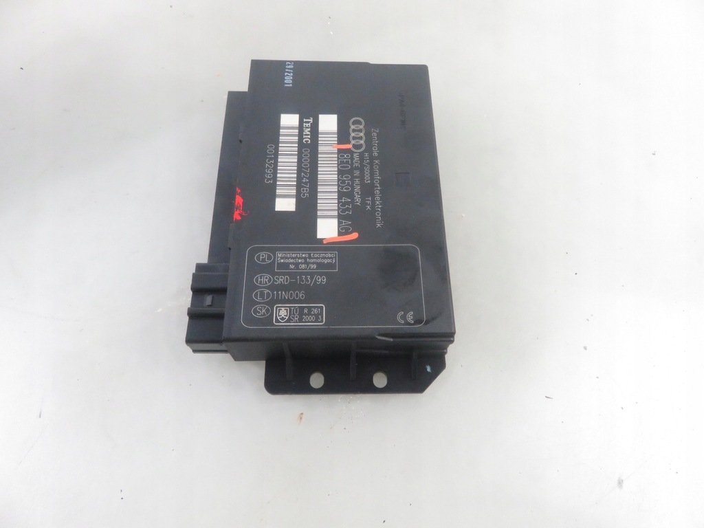 фото №7, Модуль комфорта audi a4 b6 8e0959433ag