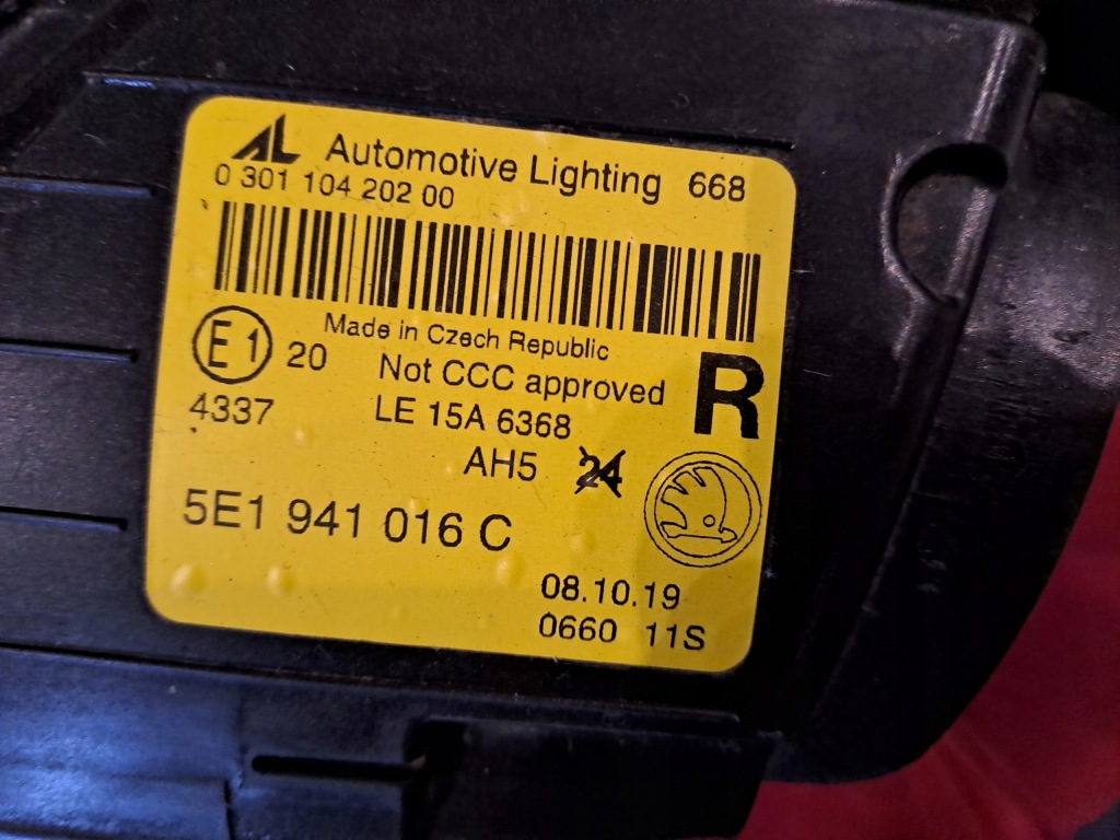 фото №6, Skoda octavia 3 led лампа правая перед