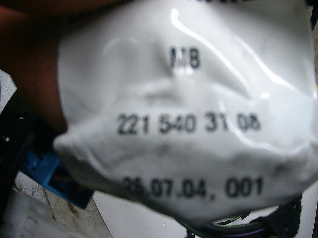 фото №4, Mercedes s w221 джгут електричний двері правий перед