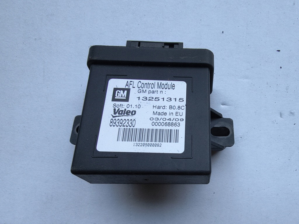 фото №1, Модуль повороту лампа opel corsa d 13251315