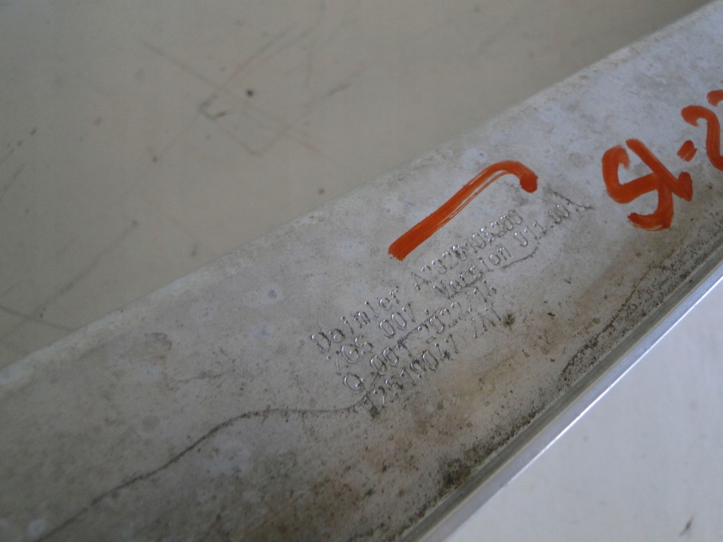 фото №9, Mercedes sl r232 232 балка усилитель w бампер задний 43 amg