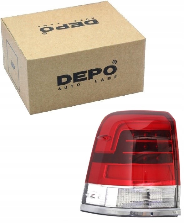 фото №1, Лампа задняя левая комбинированная toyota land cruiser 200 2007-