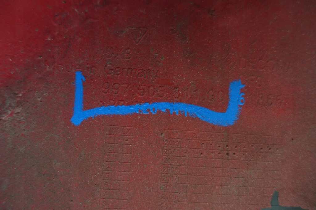 фото №13, Бампер перед передний porsche carrera 911 997 99750531100