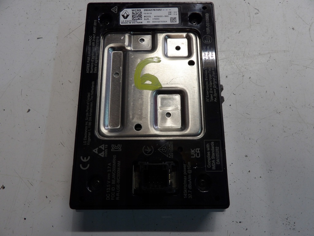 фото №1, Зарядний пристрій індукційна renault 283427874r