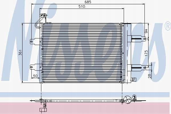 фото №1, Радіатор кондиціонера з осушувач skoda vw