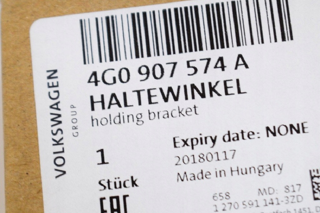 фото №6, Кронштейн радара audi a7 4g distronic 4g0907574a оригінальний новий