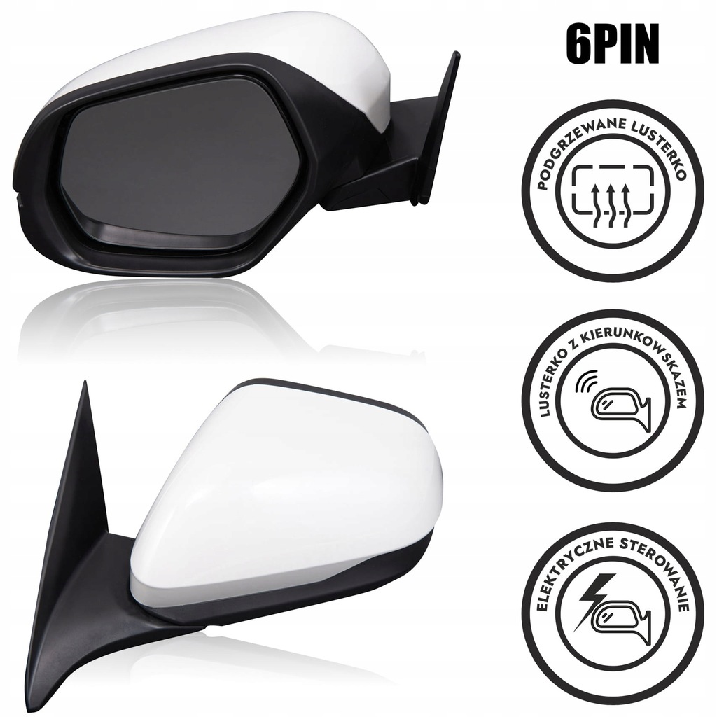 фото №1, Honda hr-v ru 15-21 дзеркало ліва 6pin 76258tlaa32