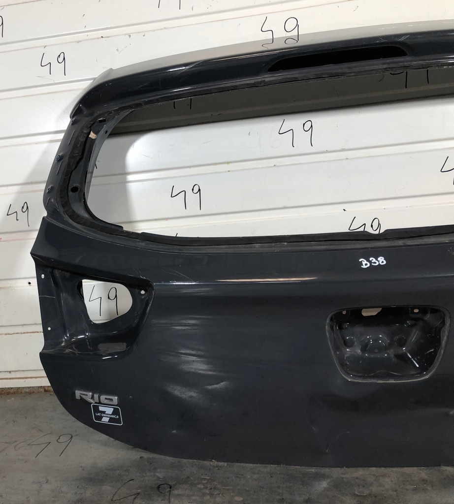 фото №4, Kia rio v 5 17- крышка багажника задняя задняя оригинальная