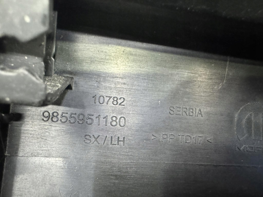 Молдинг накладка порог левая fiat grande panda 9855951180 в Украине