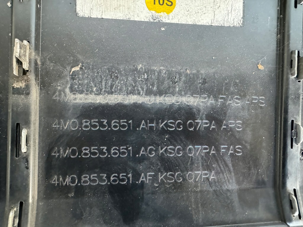 фото №7, Решётка радиатора решётка радиатора 4m0853651aj ah ag af audi q7 ii 4m lift