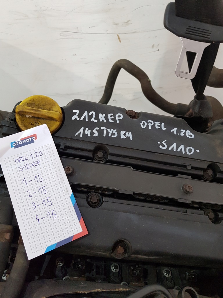 фото №7, Двигатель 1.2 16v z12xep 80km/59kw opel corsa c d agila meriva 140 tys km