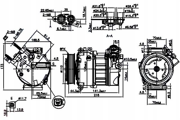 фото №1, Nissens компресор кондиціонера jaguar xf, xf sport