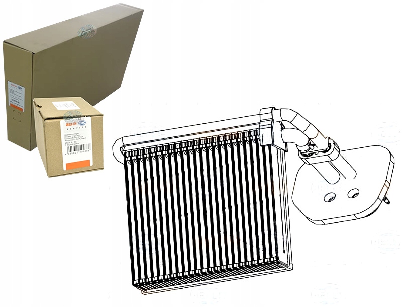 фото №1, Behr hella випарник кондиціонера ford galaxy 2.0