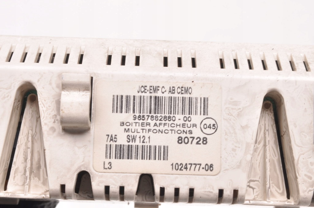 фото №7, Citroen c4 дисплей радіо годинник 9657882880-00