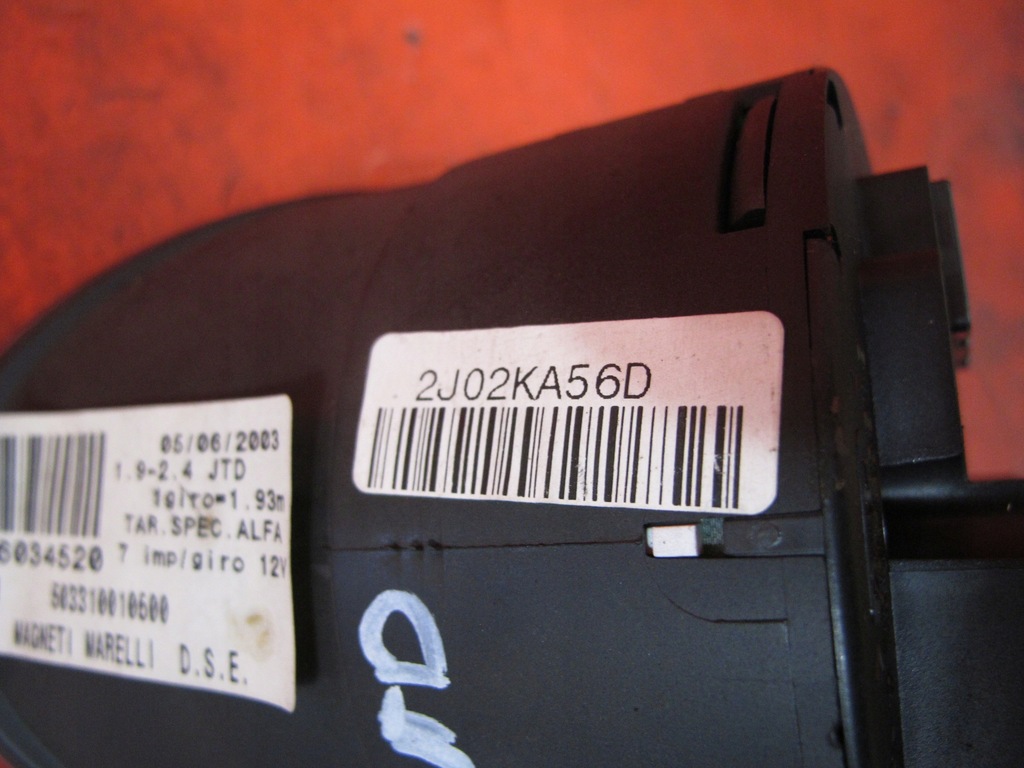 фото №6, Alfa romeo 156 1.9 jtd лічильник прилади 156034520 eu