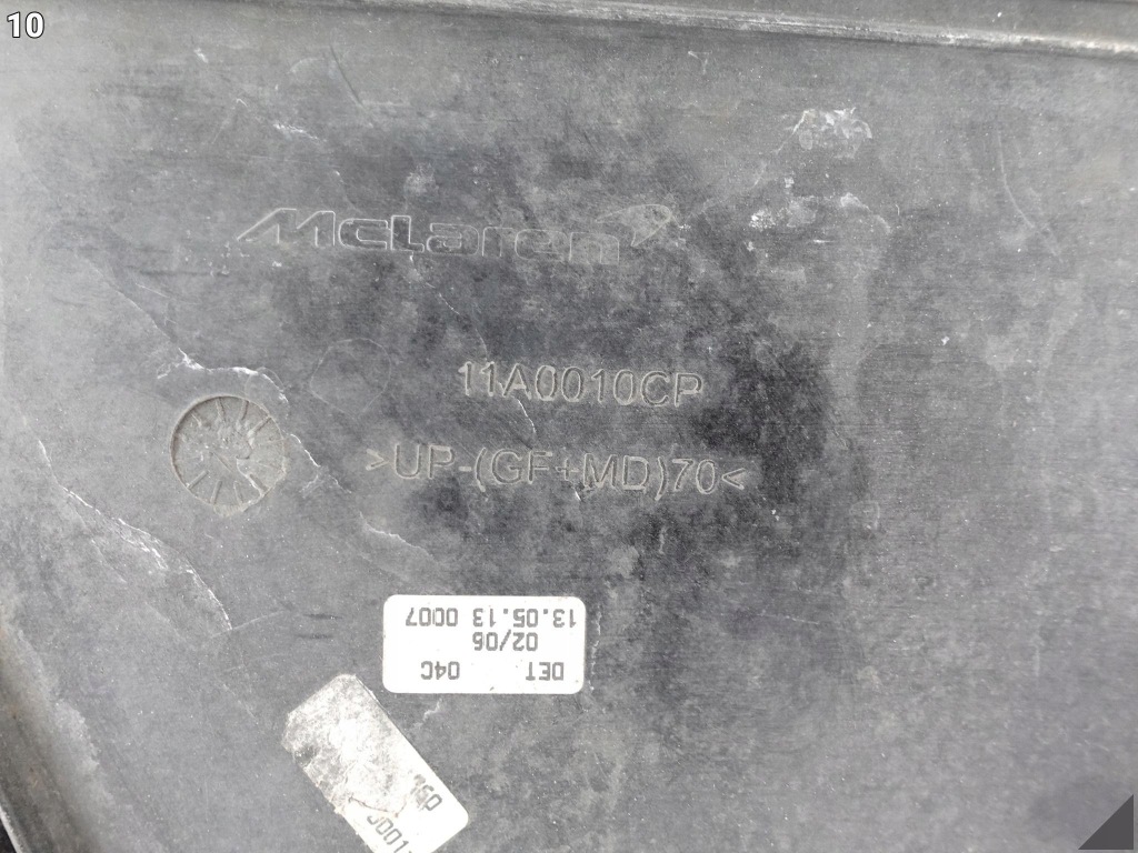 фото №11, Mclaren 650s / mp4-12c spider плита підлога захист pod бампер перед