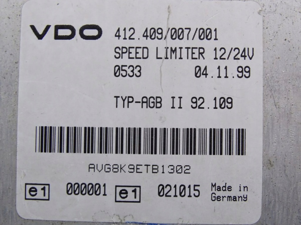 Man l2000 le 94-04 модуль швидкості Доставка