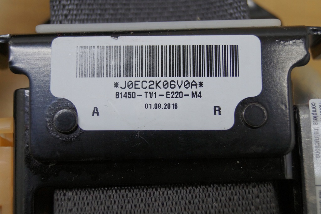 фото №5, Pas безпеки правий перед honda civic ix