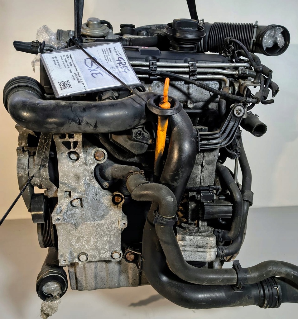 фото №7, Двигатель kompletny vw seat skoda audi 1.9 tdi bxe