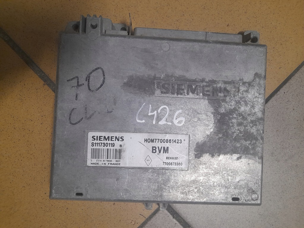 фото №1, Бортовой компьютер siemens hom7700861423