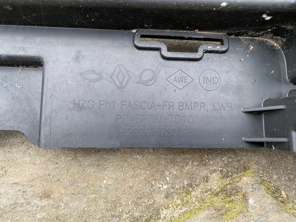 фото №10, Renault koleos ii lift накладка спойлер бампера перед 620265730r оригинал