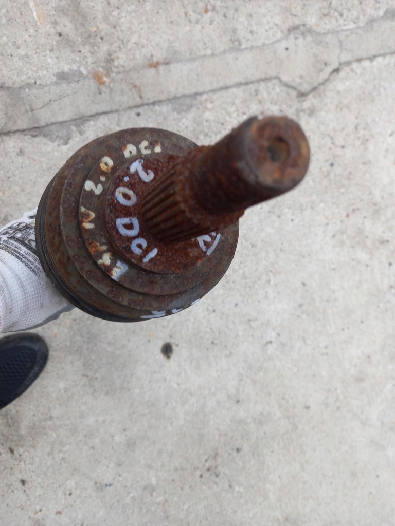 фото №7, Привідний вал короткий ліва renault espace iv 2.0 dci 04-14