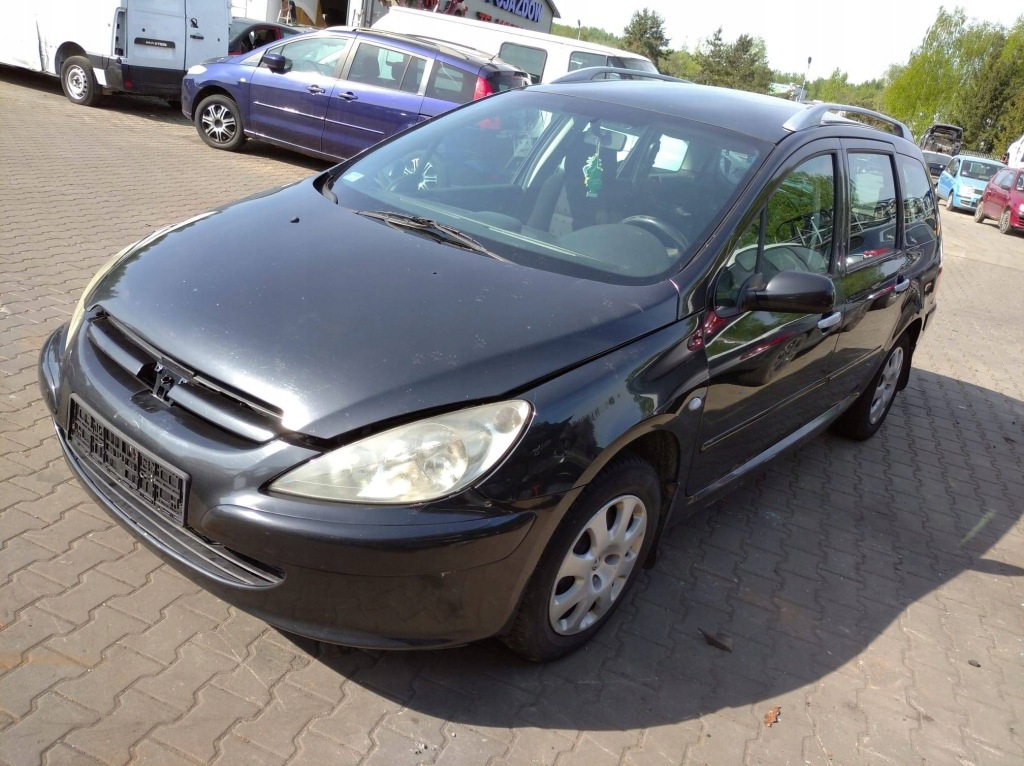 фото №13, Peugeot 307 sw 5d двері праве перед передні чорні exld