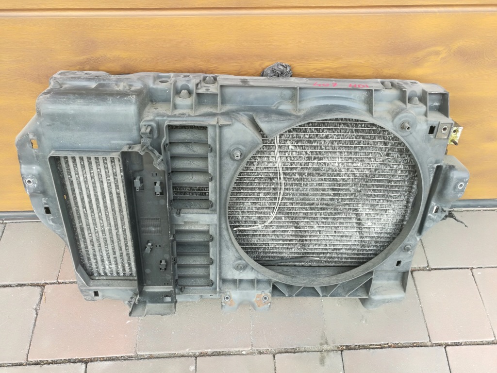 фото №1, Peugeot 407 hdi --pas комплект радіатор woda інтеркулер