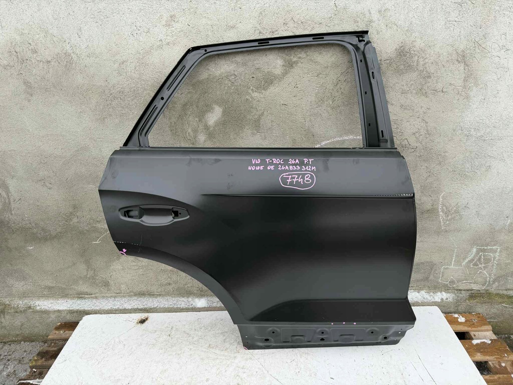 фото №1, Volkswagen t-roc 2ga двері праве задня задні nowe оригінальний номер 7748