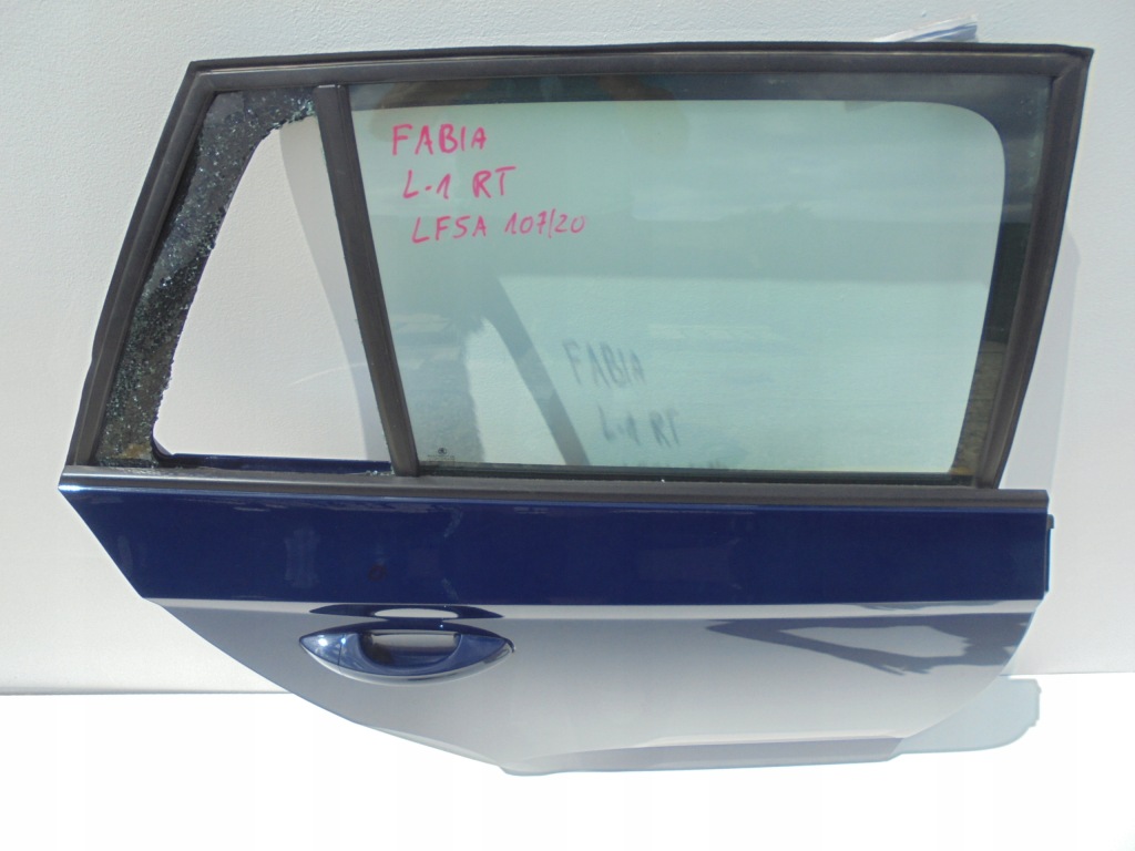 фото №2, Fabia iii дверь правое задняя задние lf5a rok 2016