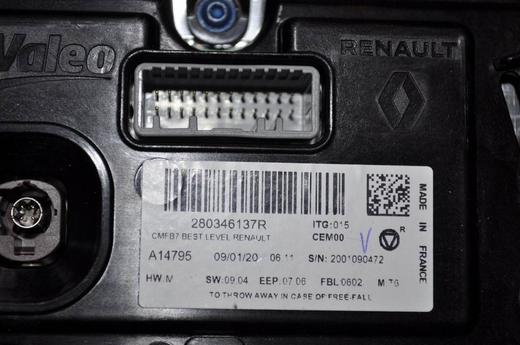 фото №3, Дисплей экран радио navi clio v 280346137r