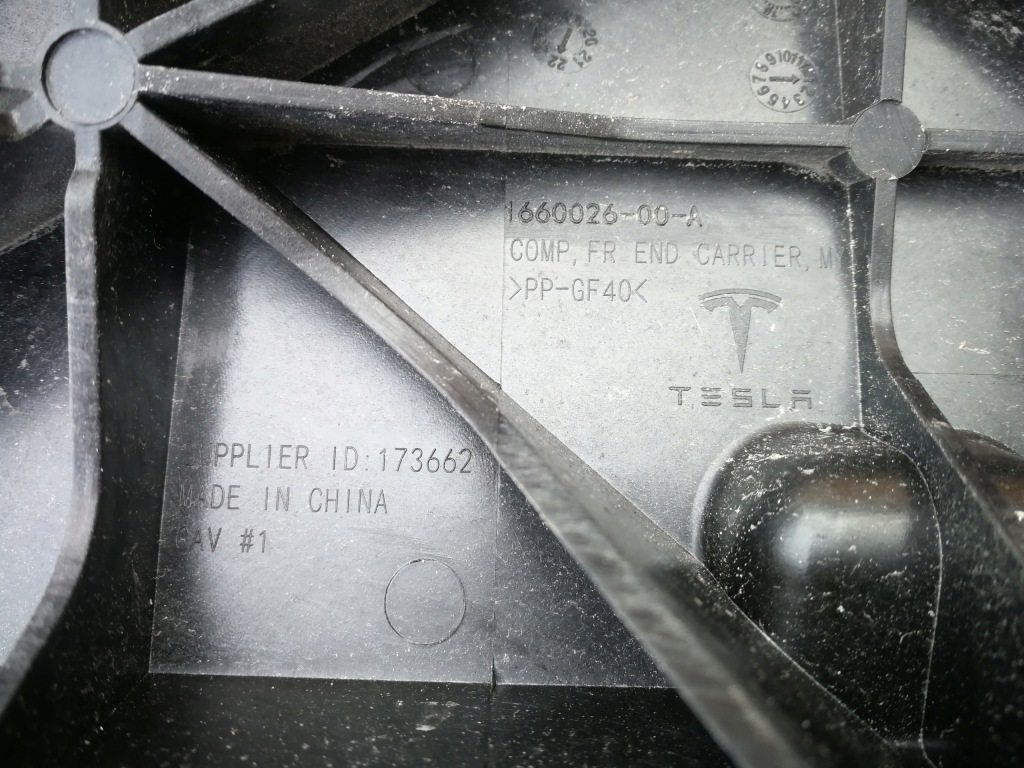 Tesla model y 20- усилитель поперечина переднего передний каркас 1660012-00-a Оригинал