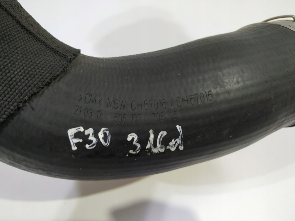 фото №3, Шланг труба интеркулер bmw f30 1,6d