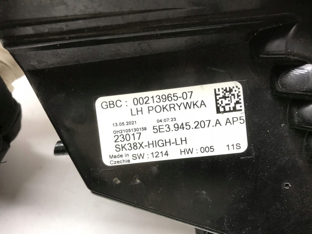 фото №11, Skoda octavia iv лампа задняя задняя левая оригинал 5e3945207a