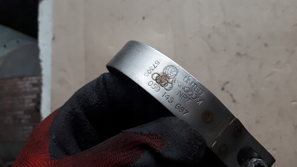 фото №4, Sq5 8r q5 соединитель хомут трубы выпускной 3.0 tdi