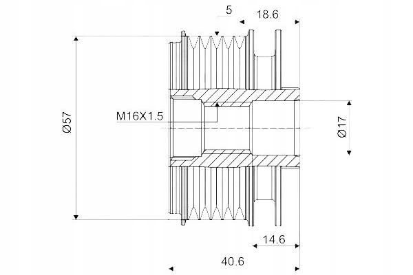 Генератор - сцепление односторонний valeo 588043 Киев