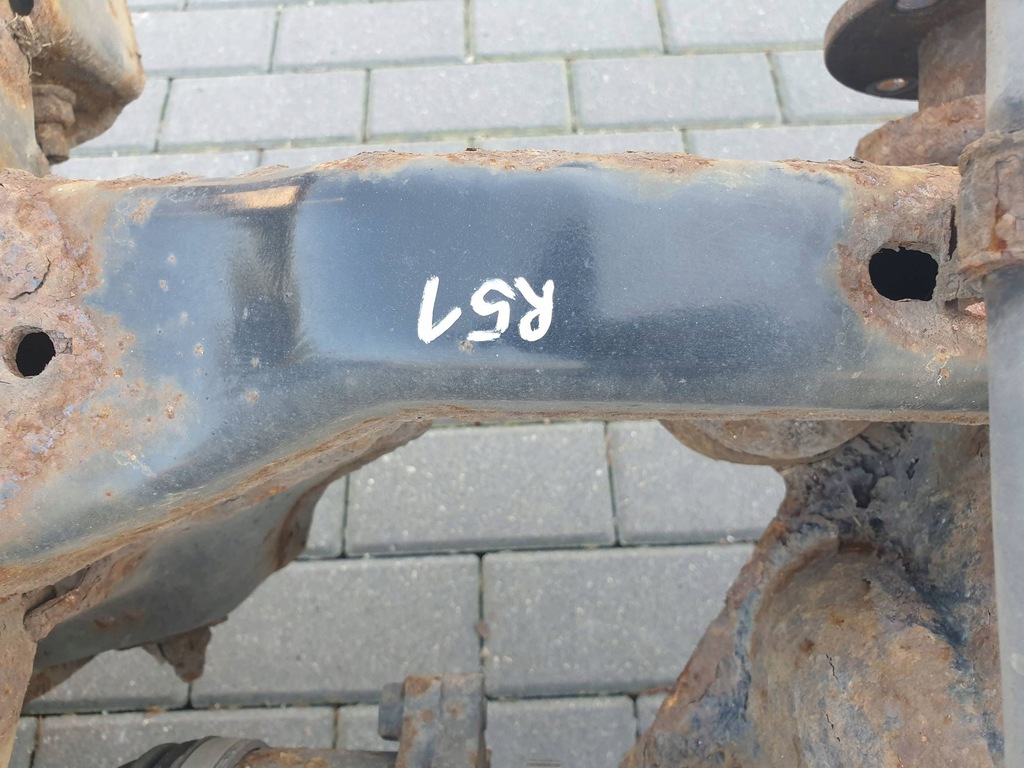 фото №8, Nissan pathfinder r51 2.5 dci подрамник подрамник задняя балка подвеска дифференциал oryg