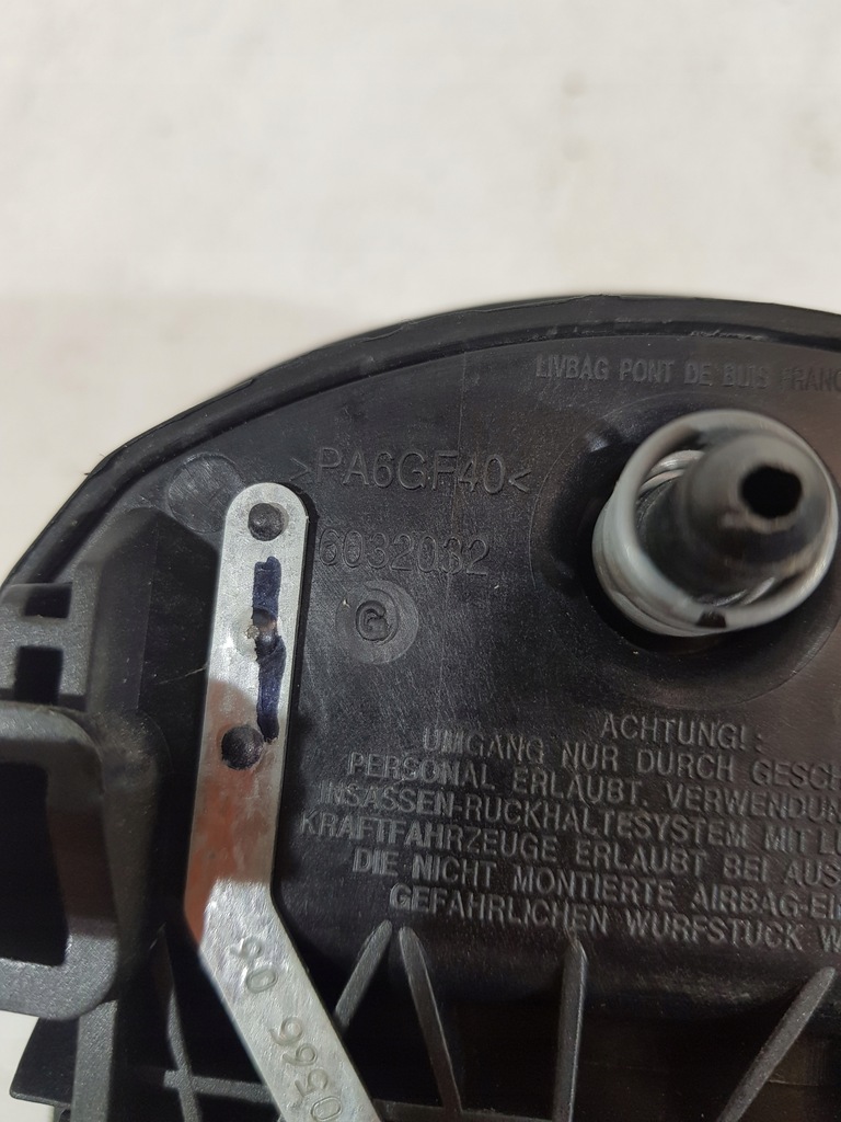 фото №8, Подушка повітряна водія 6032032 nissan navara d40