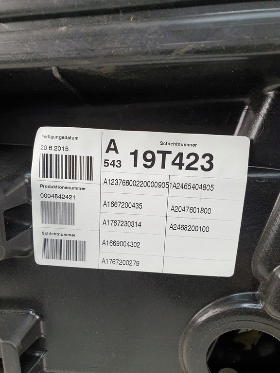 фото №2, Механизм стекло правый перед mercedes w176