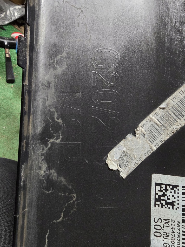 фото №10, Дифузор бампера задня bmw 3 g20 g21 lci lift m-pakiet