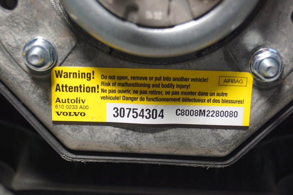 фото №15, Подушка подушка безопасности водителя volvo xc90 i lift 30754304