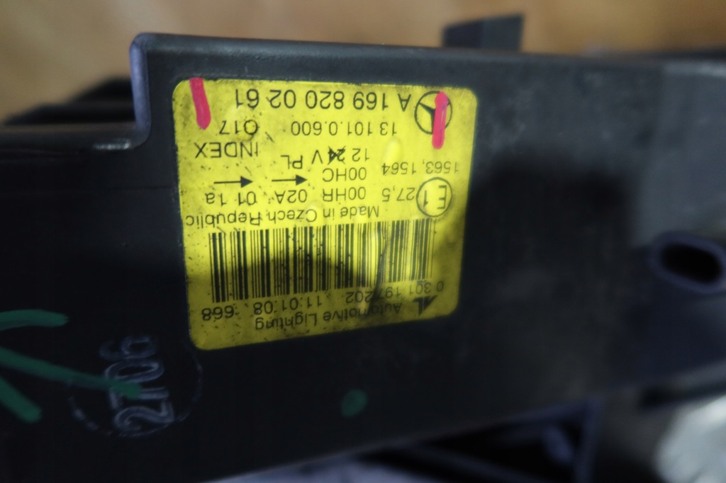 фото №13, Лампа правый перед mercedes w169 a1698200261