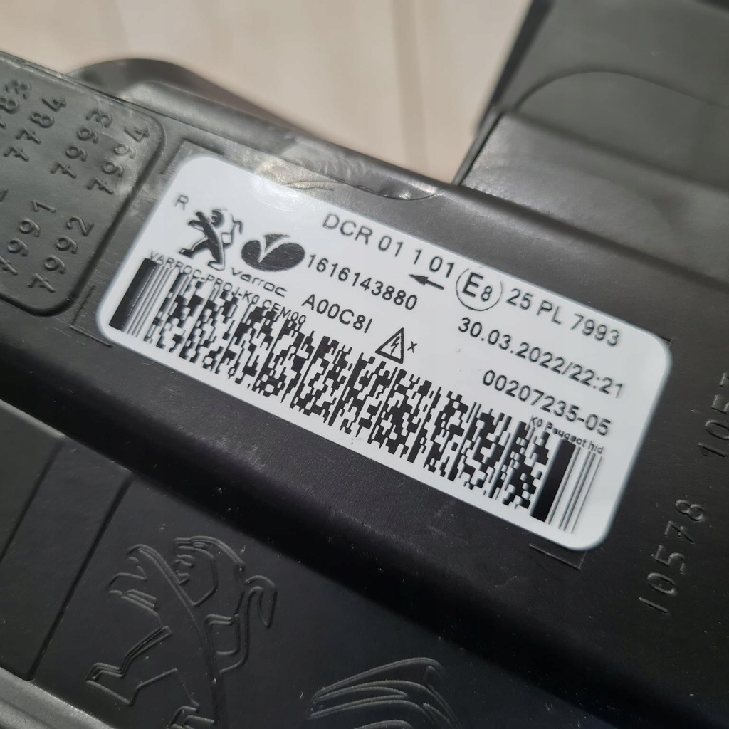 фото №14, Peugeot expert 16- лампа фара лівий ксенон psa 1616143880