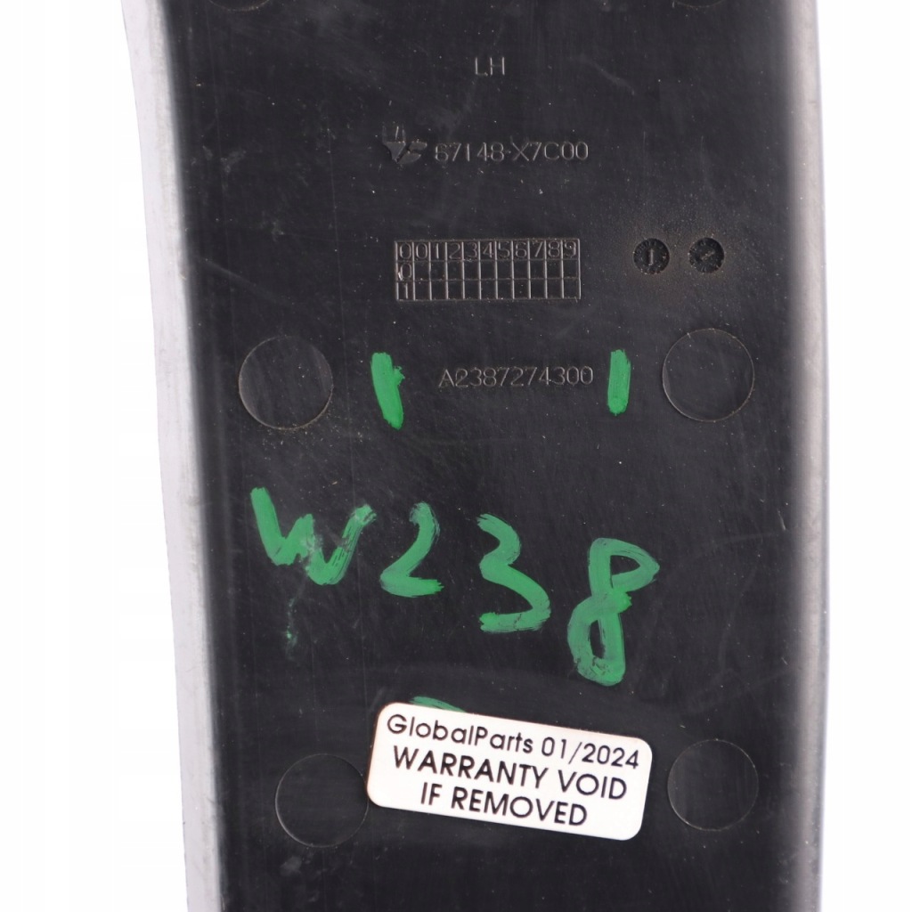 Mercedes c238 вкладка гумовий обшивка двері лівий перед a2387274300 Оригінал